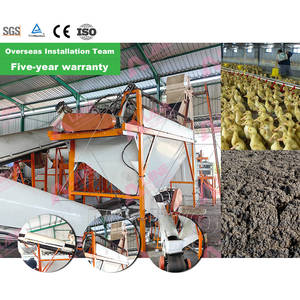 Eco-Friendly Farm Waste <b>Fertilizer</b> Maker Complete Bedding Waste Composting <b>Equipment</b> High Efficiency Motor 1-20T/H CE ISO - Product Image 4