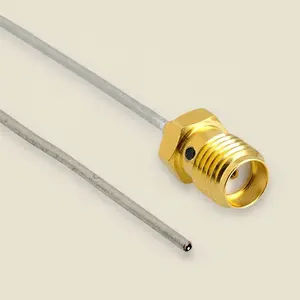 12GHz SMA RF Test Cable With SMA Female To Pigtail Cable Assembly 047SR Semi-Rigid Coax