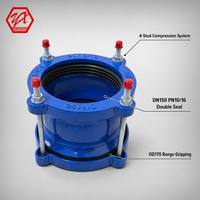 Compensateur d'expansion de pipeline en fonte ductile à bride flexible à étages pour l'alimentation en eau et le CVC 16
