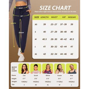 2025 femmes polaire doublé Joggers résistant à l'eau thermique hiver pantalons de survêtement pour la course randonnée Yoga avec poches pratiques - Product Image 3