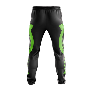 Pantalones Deportivos para Hombre, Sublimados, con Patrón Lateral, Cintura Elástica, Corte Ajustado, para Entrenamiento, Atletismo y Running - Product Image 1
