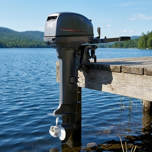 High Quality 15HP 2 Stroke <b>Motor</b> Marine Engine for Fishing <b>Boat</b> Speedboat Gasoline Water Cooled Yachting Propulsion - Product Image 3