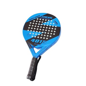 Original Factory Padel Raqueta Playa Tenis Fibra de carbono Raqueta Cricket Bat Cubierta Dropshot Tenis Padel Hombre Bolsa Pala - Product Image 5