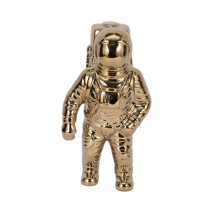 Statua in Ceramica di Astronauta, Scultura Decorativa Moderna per Casa, Ufficio, Bagno, Soggiorno - Product Image 1