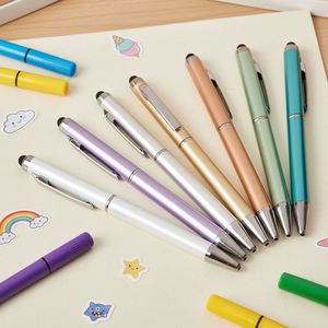 Custom Logo Low MOQ Factory Model Touchscreen Rotating Plastic Ballpoint <b>Pen</b> Blue Promotional Advertising <b>Pen</b> - Product Image 2