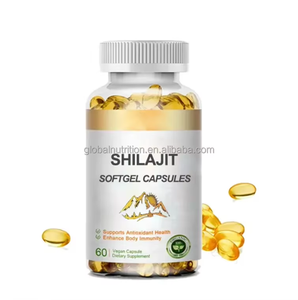 Cápsulas de Suplemento Alimenticio Ausreson OEM Shilajit, con Arándano, Musgo Irlandés y Aceite de Semilla Negra, 500 mg, para Adultos - Product Image 1