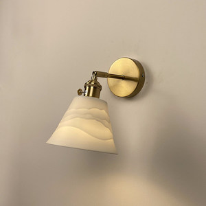 Nordic Style Brass Ceramic Pendant <b>Light</b> With Deer Pattern Led Single Head Home Decor Chandelier - Product Image 2
