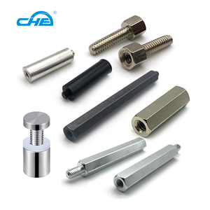 مصنع Cnc تشكيله الفولاذ المقاوم للصدأ الألومنيوم الفضة جولة الذكور الإناث فاصل الخيوط علامة المواجهة ل - Product Image 3