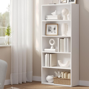 Étagère à livres industrielle moderne avec trois unités de rangement en cubes, étagères en bois blanc réglables et durables pour la maison et le <span class=keywords><strong>bureau</strong></span> - Product Image 4