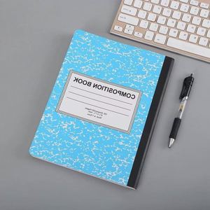 Xx781 School Supply Composition Writing Journal <b>Lined</b> Paper Marble <b>Notebook</b> 200Pages Exercise Book for Kids Student - Product Image 3