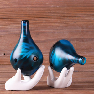Ocarina de Cerámica de 6 Orificios al por Mayor, Mini Flauta para Niños, Regalo Especial para Amantes de la Música - Product Image 3