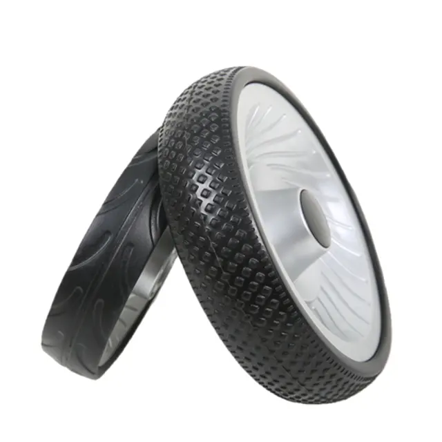 Wholesale High Quality Solid Pu Foam Tire Plastic Hub 6.5inch Eva Foam Wheel for Baby Pushchair