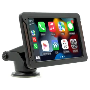 Xlintek 720P ไร้สาย CarPlay หน้าจอสัมผัสการเชื่อมต่อกับโทรศัพท์ GPS CarPlay จอ7นิ้วนำทางรถยนต์