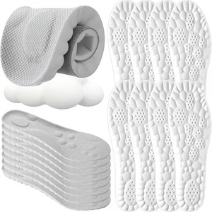 Semelles 4D <span class=keywords><strong>Cloud</strong></span> pour hommes et femmes, inserts souples, mousse à mémoire de forme, semelles amortissantes respirantes pour soulager la douleur, sport, marche - Product Image 1