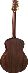 EKO GUITARS-pour MARCO POLO MM, HQ Electrified All-Solid Travel Guitar, Fishman Flex Blend System, Travel Shape, Acajou Top - Product Image 3