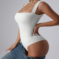 Yoga Fitness Bikini Compression légère façonnage body Shapewear pour femmes Sexy fesses vêtements de sport