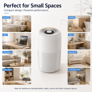 Purificador de Aire de Escritorio con Aromaterapia, H13 <span class=keywords><strong>True</strong></span> HEPA, USB, Portátil, Mini, Silencioso, Sin Ozono, para Hogar, Dormitorio, Oficina, Pequeño - Product Image 3