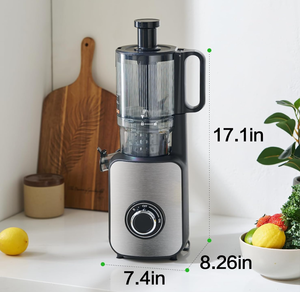 Presse-agrumes lent à mastication à froid personnalisé, extracteur de jus électrique à faible bruit de 200W avec grande bouche pour fruits <span class=keywords><strong>frais</strong></span> - Product Image 2