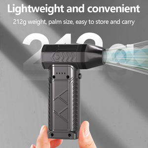 מאוורר טורבו כף יד נייד במהירות גבוהה 150000 prm 50 m/s מהירות אבק אבק ניקוי - Product Image 4