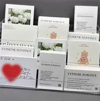 Cartes de remerciement personnalisées pour mariage et Noël, cadeaux personnalisés avec des matériaux en carton et en carton double face