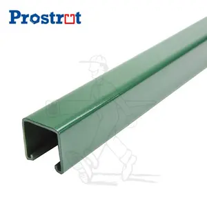 Enduit vert 1-5/8 "Strut C Channel Type solide Peint Unistrut Channel