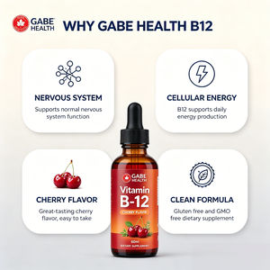 Gouttes liquides <span class=keywords><strong>de</strong></span> vitamine B12 à marque privée OEM, saveur cerise, sublinguales, absorption rapide, 60 ml, pour l'énergie et le système nerveux, personnalisables - Product Image 3