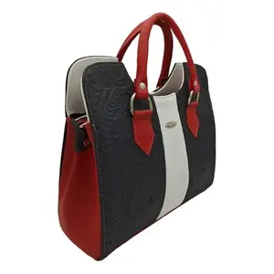 Bolso Tote de Cuero Vacuno Multicolor Fana Thaliss con Estampado Animal y Decoración de Perlas para Uso Diario de Niñas - Product Image 3