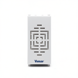 Buzzer blanc compatible avec le système d'interphone Vimar Arke - Product Image 3