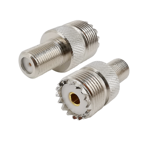 Adaptador Convertidor de Conector Coaxial RF Recto de 1 Pieza, UHF SO-239 PL-259 Macho Hembra a F/TNC/BNC/SMA/MCX/FME/Mini UHF - Product Image 2
