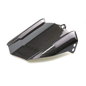 Cubierta <span class=keywords><strong>de</strong></span> Tanque <span class=keywords><strong>de</strong></span> Combustible <span class=keywords><strong>de</strong></span> Fibra <span class=keywords><strong>de</strong></span> Carbono y Guardabarros Trasero Negro, Juego Completo Modificado para Motocicleta <span class=keywords><strong>Yamaha</strong></span> MT09 FZ09 - Product Image 4