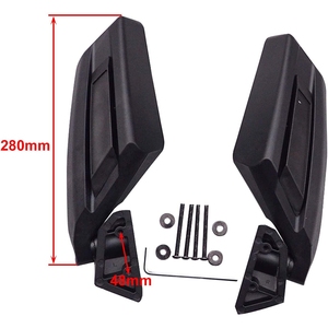 Rétroviseur de guidon noir 44mm pour 2017 2018 pour <span class=keywords><strong>Can</strong></span> <span class=keywords><strong>Am</strong></span> Maverick X3 UTV RZR ATV <span class=keywords><strong>Quad</strong></span> Bike <span class=keywords><strong>pièces</strong></span> et accessoires de moto - Product Image 3