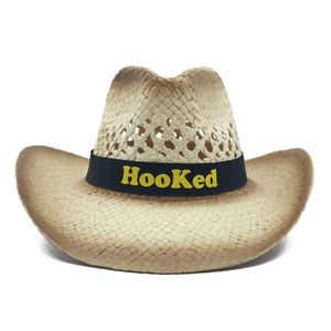 Adults Bulk Manufacturers Promotional Customized Logo Straw Paper Cowboy <b>Hats</b> for <b>Mens</b> - Product Image 1