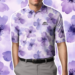 High Quality Comfortable Polo T-shirt Embroidery Casual Custom Logo Stretch Lightweight Pattern Print Golf Polo Shirt for Men