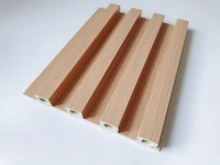 Panel de Pared de PVC y Madera Plástica, Revestimiento de PVC WPC, Paneles de Pared Acanalados para Interiores y Exteriores, Panel de Pared WPC