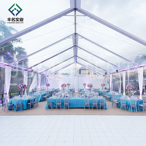 Tente extensible de grande marque de luxe, grande marque, 20m, 30m, 40m, tente de fête étanche, tables de mariage pour 500 personnes - Product Image 4