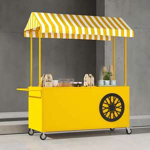 Carrello Moderno Smontabile per Dolci e Dessert con 4 Ruote e Pannello Piatto, Vendita Diretta dalla Fabbrica, Ideale per Matrimoni e Feste - Product Image 3