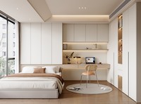 Armoire et meuble de chambre intégrés modernes, lit armoire multifonctionnel