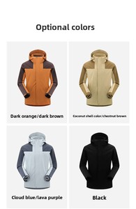 Giacca Bomber Tattica 3-in-1 con Fodera in Pile, Standard Nazionale, Unisex, per Coppie, Abbigliamento Invernale - Product Image 5