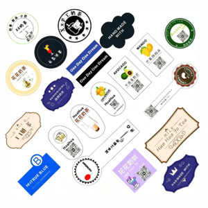 Autocollant minimaliste français pour fruits, autocollant universel auto-adhésif pour boîte à fruits, autocollant pour emballage cadeau floral - Product Image 1