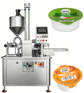 Macchina Automatica per Riempimento e Sigillatura di Coppette Monouso da 2oz per Condimenti, Salse e Salse Piccanti - Product Image 1