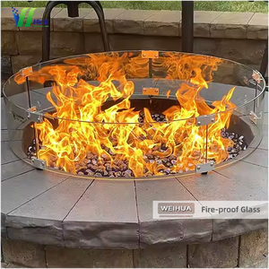 Verre de cheminée personnalisé Verre K sûr de haute qualité Verre résistant à la chaleur résistant au feu pour cheminée et <span class=keywords><strong>four</strong></span> - Product Image 2