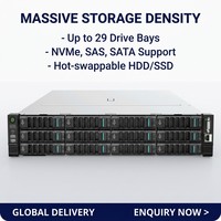 Serveur Rack HPC de Nouvelle Génération R7260 X6, 8 Canaux DDR5 5600, Optimisation de Bande Passante 50, 12 Emplacements PCIe5, 29 Baies de Disques