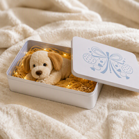 Boîte en métal rectangulaire personnalisée avec couvercle pour biscuits, bonbons, chocolat, emballage cadeau, fabrication sur commande OEM
