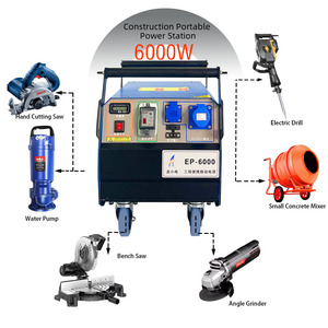 สถานีจ่ายไฟคุณภาพสูง 5000 วัตต์ชั่วโมง สำหรับงานก่อสร้าง รุ่น EP-6000 - Product Image 1