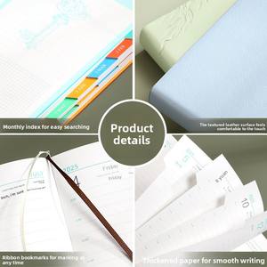 Agenda 2025 de 365 Días, Una Página por Día, Planificador de Gestión del Tiempo, Cuaderno de Autodisciplina con Registro de Horas, Imitación de Cuero, Regalo - Product Image 4