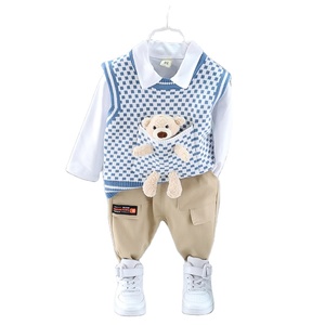 Fabricants de vêtements pour enfants Chine <span class=keywords><strong>Pantalon</strong></span> kaki jeune garçon Costumes courts pour garçons - Product Image 1