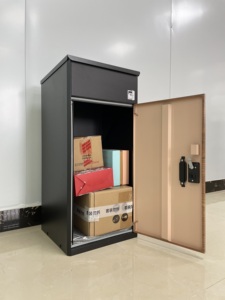 Boîte aux lettres en bois japonaise, boîte à colis pour une livraison sécurisée des courriers et des colis, pour utilisation au bureau de poste - Product Image 4