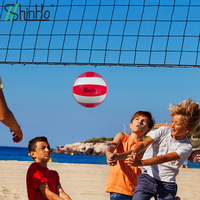 Ballon de volley-ball en caoutchouc écologique Shinho EU PPWR REACH Pass avec logo personnalisé pour les sports scolaires en intérieur et en extérieur, les entraînements et les jeux de plage
