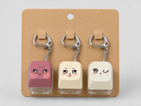Wholesale Custom Keyboard Keychain Acrylic Keycap Keyring OEM ODM Factory Manufacturer