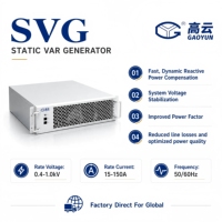 Générateur statique de puissance réactive intelligent SVG GY-SVG-0.4/100-4L/M 400V 100kvar triphasé à quatre fils IP20